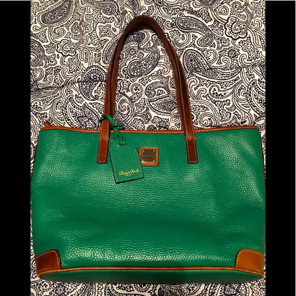 Authentic Dooney & Burke purse in Kelley green